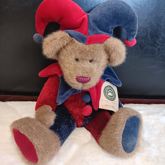Vintage BOYDS BEARS The Court Jester Mr. McFarkle with tags - Picture 2 of 15